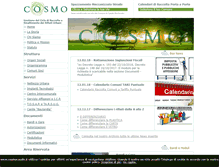 Tablet Screenshot of cosmocasale.it